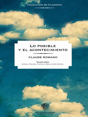 cover image of Lo posible y el acontecimiento